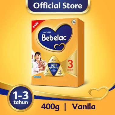 Promo Harga Bebelac 3 Susu Pertumbuhan Vanila 400 gr - Blibli