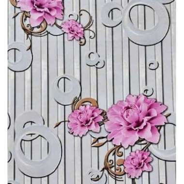 Wallpaper Dinding 3d Bunga Mawar Image Num 57