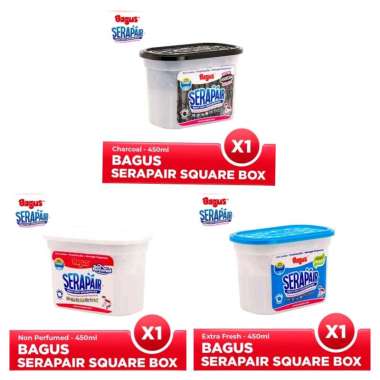 Bagus Serap Air Square Box 450 ml charcoal