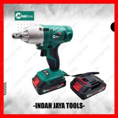 MAILTANK IMPACT WRENCH CORDLESS 21V - Mesin Buka Ban Baterai Charger SH53C 2 BATERAI