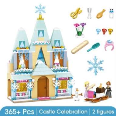 Lego Snow Castle Princess Elsa / Lego Princess/Lego Kastil Frozen Elsa - E.kastil360pcs multycolour