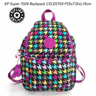 Tas Ransel Kipling Backpack Celeste 702 MOTIF 1