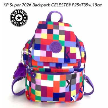 Tas Ransel Kipling Backpack Celeste 702 MOTIF 5