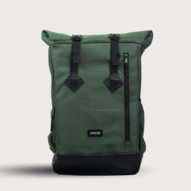LOGAN ARMY |MNM x ARCIO| Backpack Tas Ransel Pria FREE RAINCOVER - ORI Army