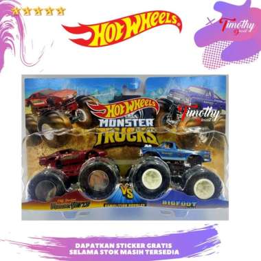 Hot Wheels Monster Trucks Duo Monster Vette vs Bigfoot