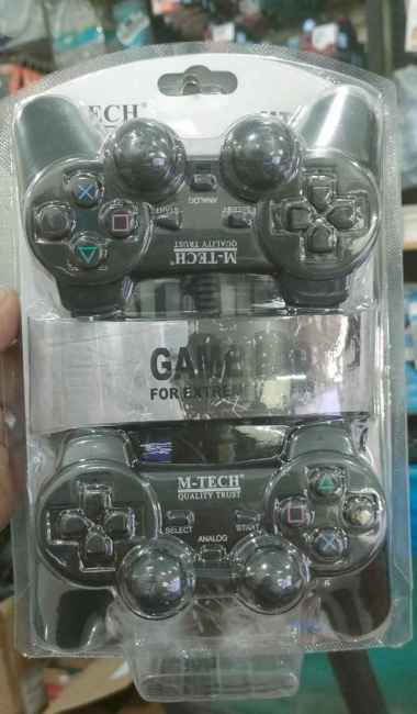 Gamepad DOBLE Getar Black - Stick PC Laptop - Joystick PC Laptop Usb