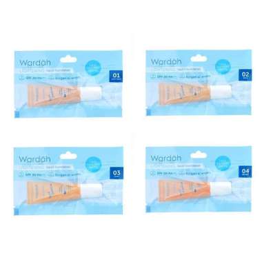 WARDAH Lightening Liquid Foundation 6ml Sachet | Foundation Cair 4. Natural