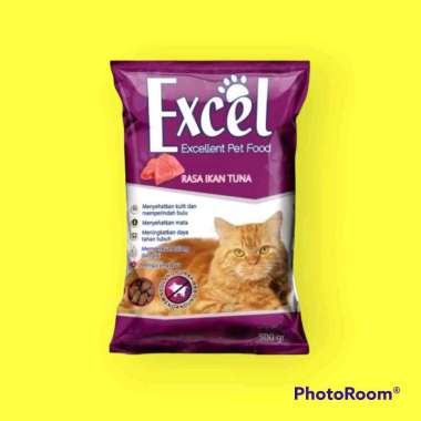 EXCEL cat food tuna ikan 500 GRM makanan kucing salmon