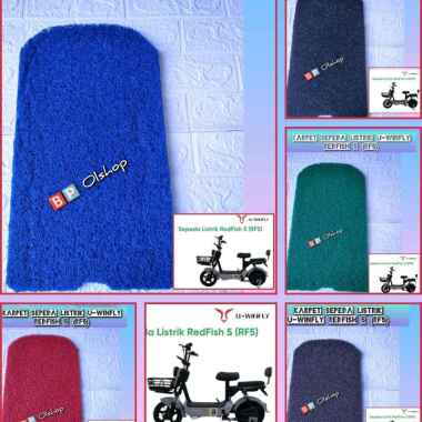 Karpet Sepeda Motor Listrik U-WINFLY RF5 u-winfly Redfish 5 Karpet Pijakan Kaki U-Winfly Hitam