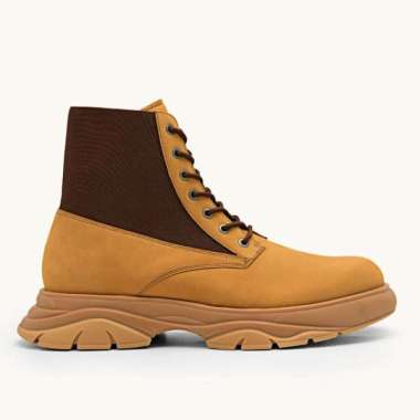 PM004 SEPATU BOOT PEDRO PRIA ORIGINAL BOOTS CASUAL BRANDED KULIT ASLI COKLAT BROWN