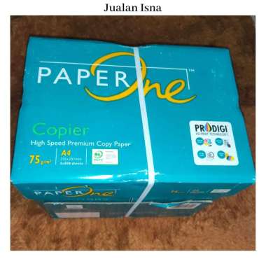 Kertas HVS A4 Paper One 75 gr 1 dus (5 RIM) A4