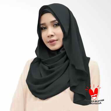 Milyarda Hijab Orchid Kerudung Instant - Black