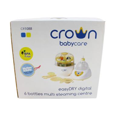 Crown Easydry Cr 1088 6 Bottle Steaming Sterilizer Yellow