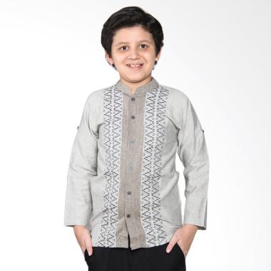 Versail Kids Enfant Sm 7032 Kombinasi Baju Koko Anak - Grey