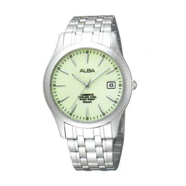 Alba AXHK99X1 Analog Quartz Jam Tangan Pria - Emas
