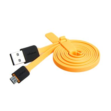 Vivan YM100S Micro USB Kabel Data - Orange [1 m/Garansi 1 Tahun]