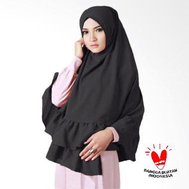 Jilbab Syari Hitam Polos