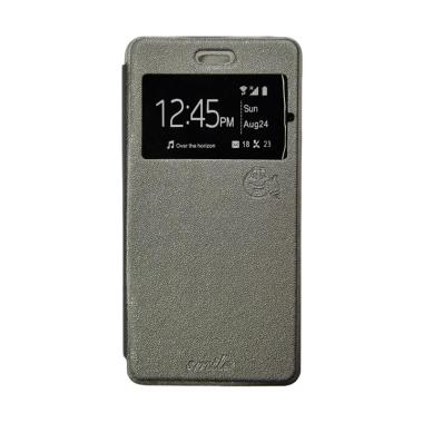 SMILE Flip Cover Casing for Oppo Neo5 A31 or Neo5S - Grey
