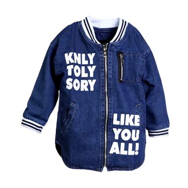 Chloe Babyshop F956 Jaket Varsity Jeans - Denim