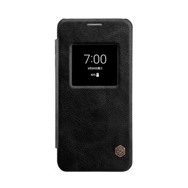 Nillkin Qin Leather Flip Cover Casing for LG G6 - Black Black