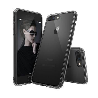 Rearth iPhone 7 Plus / 8 Plus Case Ringke Fusion - Smoke Black