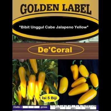 Bibit Unggul Cabe Jalapeno Yellow | Benih Cabe Jalapeno Kuning