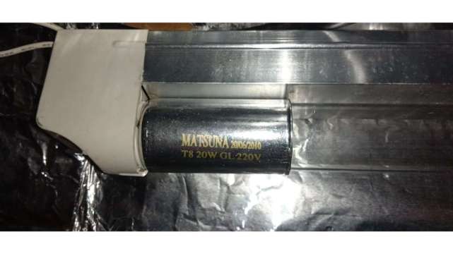 Bohlam TL UVC 20 watt or Lampu pembunuh kuman virus 20w UV C Panjang