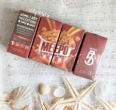 Meepo 3mg Popcorn Caramel Liquid Vape Hero 57 Murah 3mg 2024
