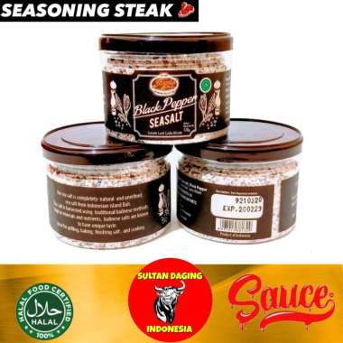 JAY’S BLACKPEPPER SEASALT 120 GRAM/ BUMBU DAGING STEAK/ BEEF STEAK SEASONING/ STEAK SEASONING/ JAY’S