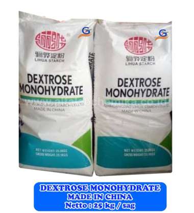 DEXTROSE MONOHYDARATE MADE IN CHINA 25 KG