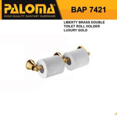 Tempat Tisu Toilet Gulung Paloma BAP 7421 Tempat Tissue Gulung Toilet Tissue Toilet Holder 2 Roll Mu