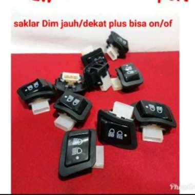 Saklar Lampu Tombol DIM 3 Titik Revo / Beat FI / Blade New vario,125