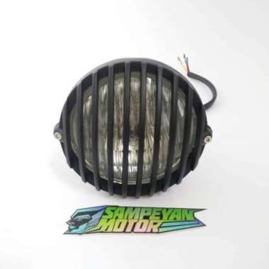 harga Premium HEADLAMP CB Batok Lampu Dan Reflektor Teralis Hitam Japstyle Cafe RacE Murah Blibli.com