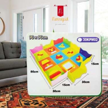 Baby Playmat / Matras Bayi / Tikar Lipat / Playmat Bayi 90 x 90