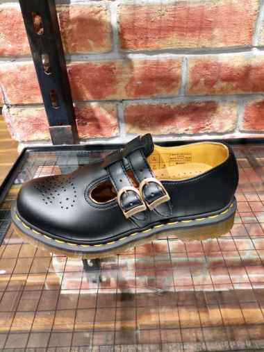 SEPATU DR. MARTENS SMOOTH LEATHER MARY JANE BLACK NEW ORIGINAL 36 - 41