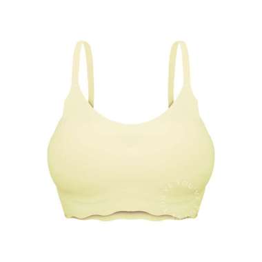 WIMIU BH Seamless Sport Bra Seamless Bra BH Sport Wanita Bra Wanita Tanpa Kait 100063 Cream M