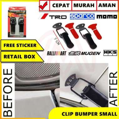 UNIVERSAL KLIP BUMPER ISI 2PCS /CLIP BUMPER MOBIL MOTOR/KLIP BUMPER MOBIL UNIVERSAL BESAR SEPARCO