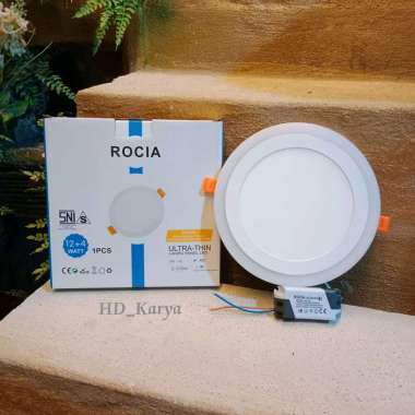 led panel 2 warna ( Putih + Biru ) 12 w Rocia