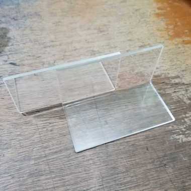 Siku Akrilik 3mm Acrylic Mika 5 cm x 10 cm