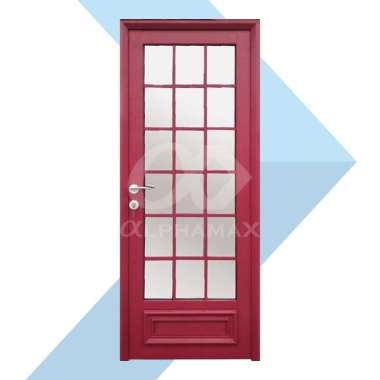 ALPHAMAX Max 10A-KP Pintu Rumah Pintu Taman Pintu Pembatas Pintu Aluminium Kaca Kotak Panes Ornamen 