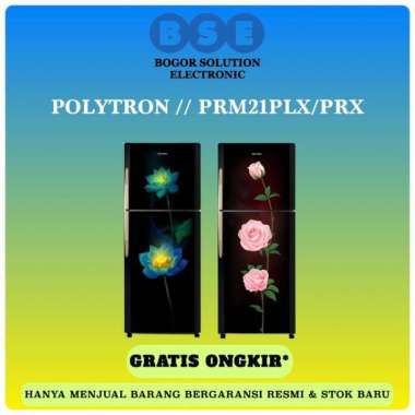 Kulkas Polytron Varia Belleza 2 Pintu PRM21PLX Polytron PRM21PRX 210L