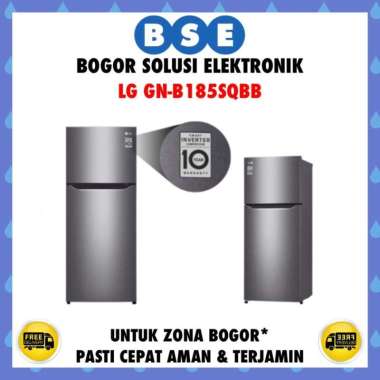 LG GNB185SQBB | GN-B185SSQBB | KULKAS LG 2 PINTU | KULKAS INVERTER
