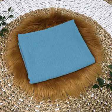 Pashmina Air Flow Milyarda Hijab Biru Wardah