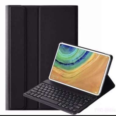Samsung tab A7 Lite 2021 T225 Book Cover KEYBOARD Bluetooth Case hitam
