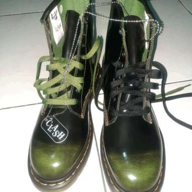 DOCMART DR MARTENS x THE CLASH 1460 BLACK ARMY 36 - 43 NEW ORIGINAL