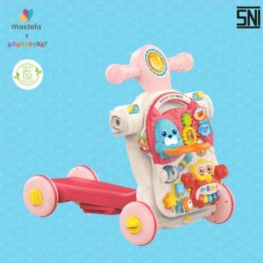 Mastela Activity Walker 5in1 Push Walker Play and Learn Grande Design - pink magnolia Multicolor