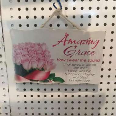 PAJANGAN DINDING AMAZING GRACE