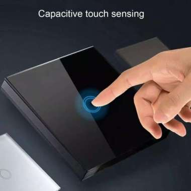 SAKLAR LAMPU TOUCH SCREEN - 1WAY Putih