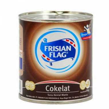 Susu Kental Manis Kaleng Frisian Flag 370gr susu enak dan murah Rasa Coklat