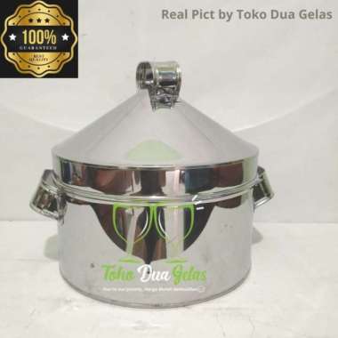 Klakat Kukusan Stainless Dimsum 35Cm Susun 1 Kalakat Kukus Kue, Somay Tebal 0.3 mm